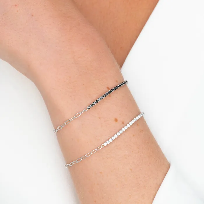 Camile Stone Bracelets Tennis Link Chain Bracelet