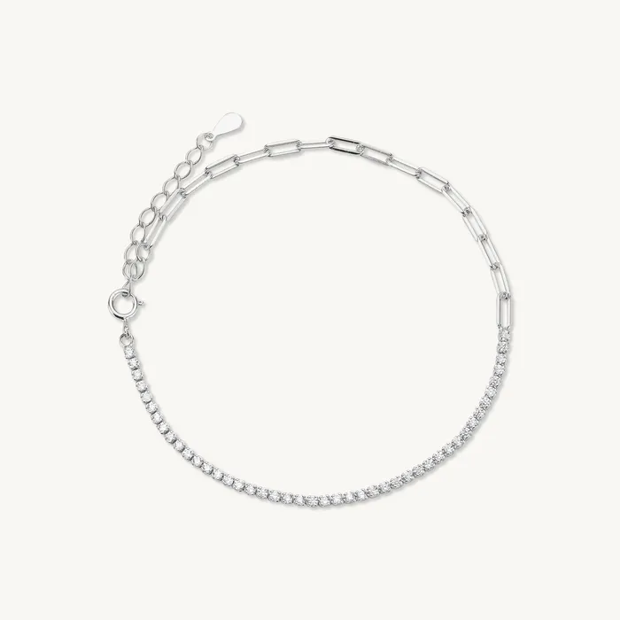 Camile Stone Bracelets Tennis Link Chain Bracelet