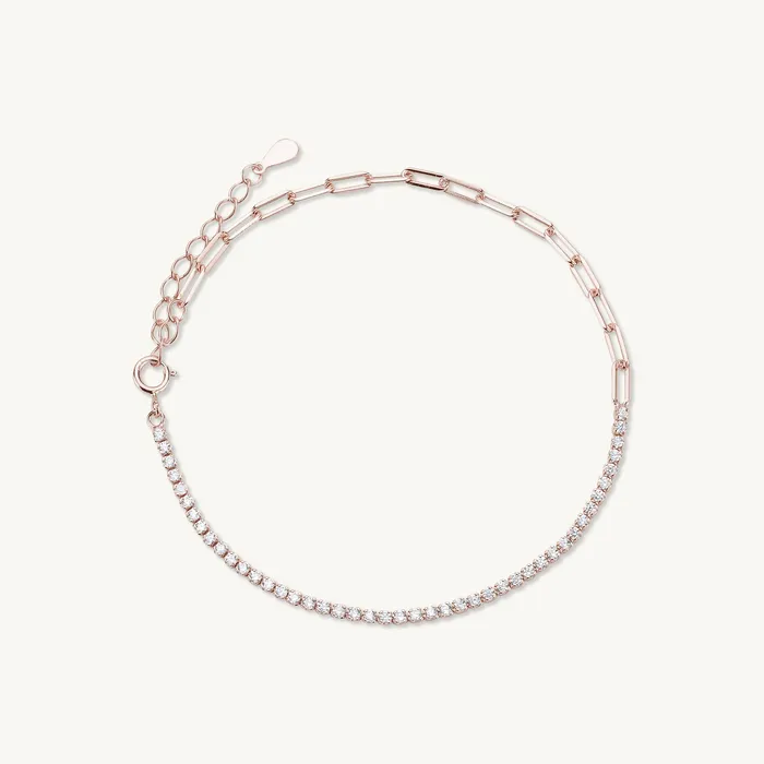 Camile Stone Bracelets Tennis Link Chain Bracelet