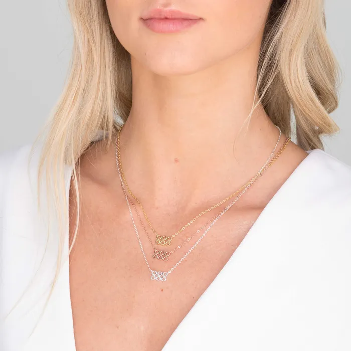 Camile Stone Necklaces 888 Angel Number Pendant Necklace