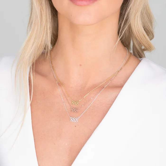 Camile Stone Necklaces 888 Angel Number Pendant Necklace