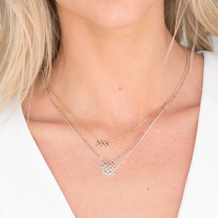 Camile Stone Necklaces 888 Angel Number Pendant Necklace