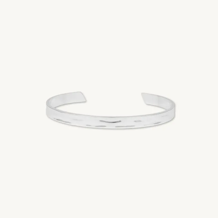 Camile Stone Unisex Ripple Cuff Bangle Bracelet Bracelets