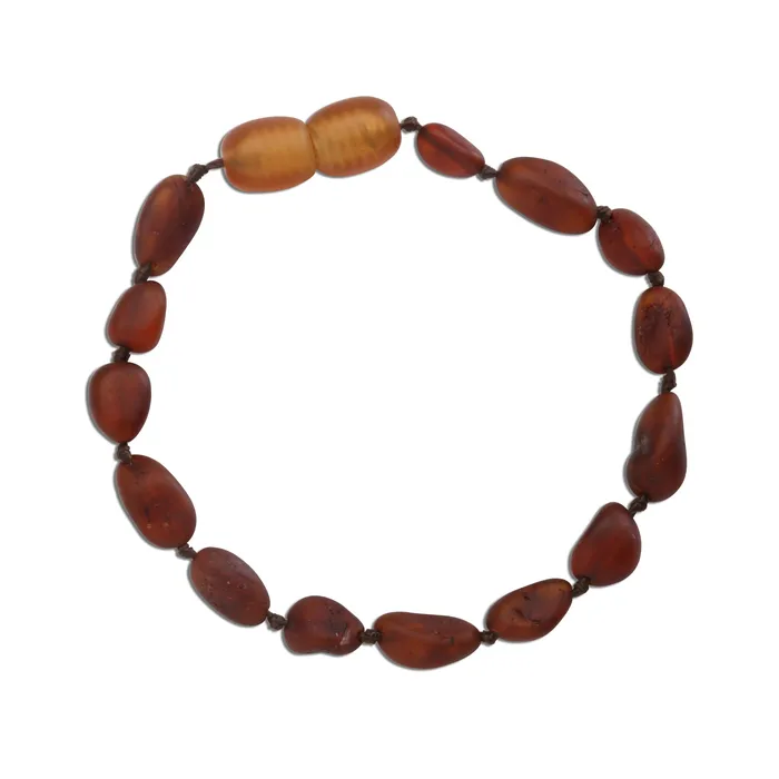 Cherished Moments Jewelry Amber Teething Bracelet for Teething Babies and Toddlers Dark Cognac Bracelets