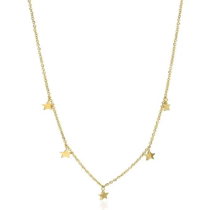 CHLOE DAINTY GOLD STAR CHAIN NECKLACE MAI DSIRE Necklaces