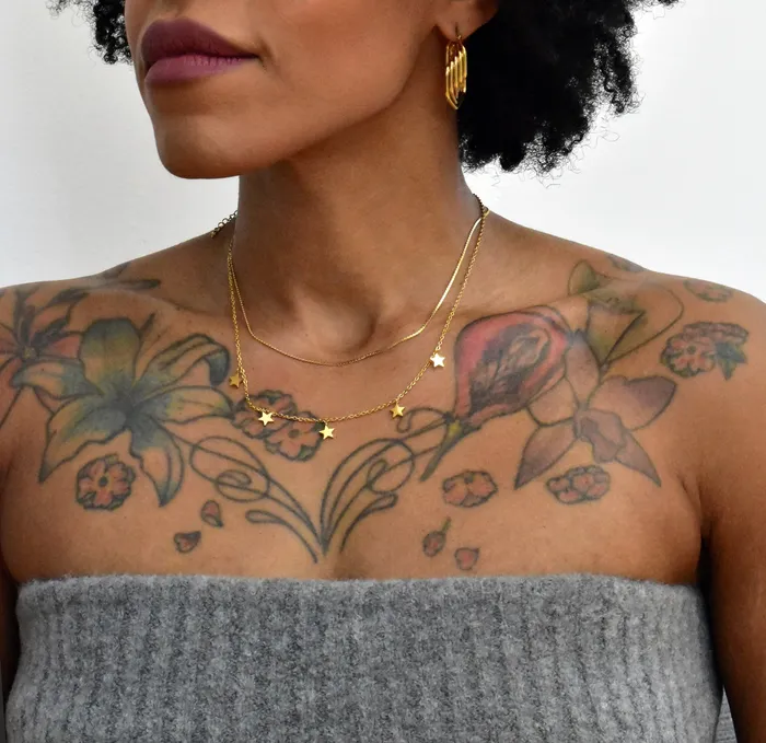 CHLOE DAINTY GOLD STAR CHAIN NECKLACE MAI DSIRE Necklaces