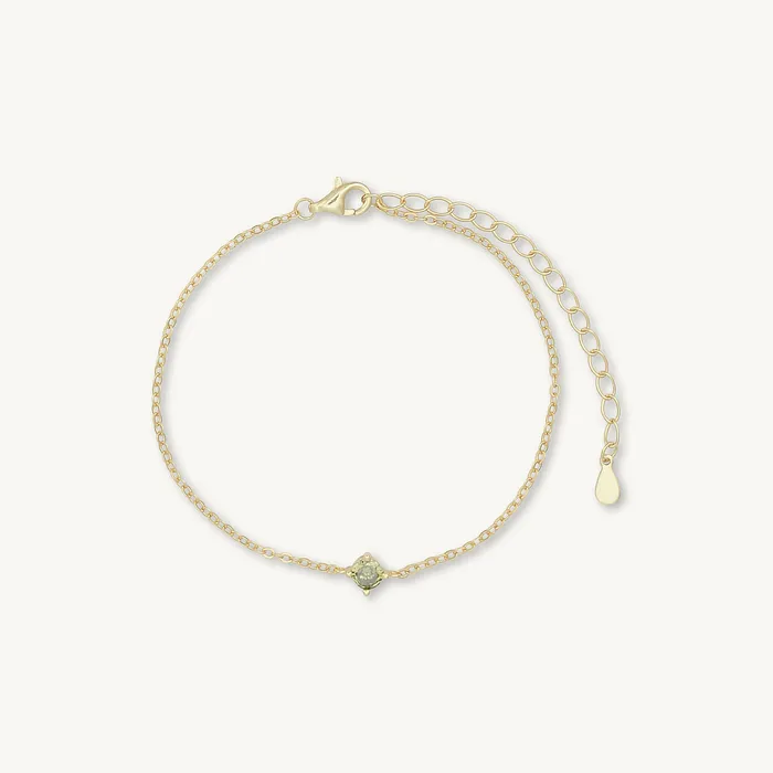 Classic Birthstone Bracelet August Camile Stone Bracelets