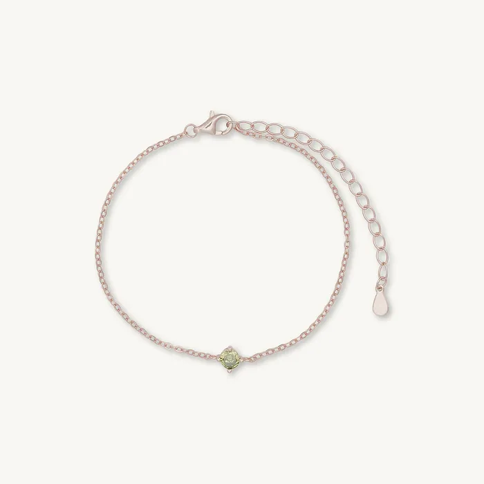 Classic Birthstone Bracelet August Camile Stone Bracelets