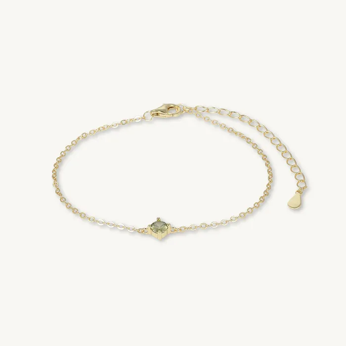 Classic Birthstone Bracelet August Camile Stone Bracelets