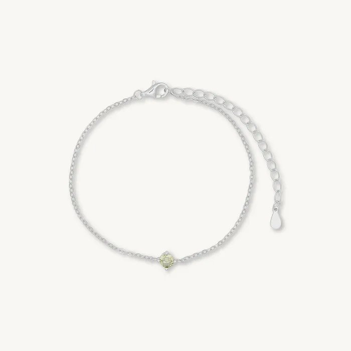 Classic Birthstone Bracelet August Camile Stone Bracelets
