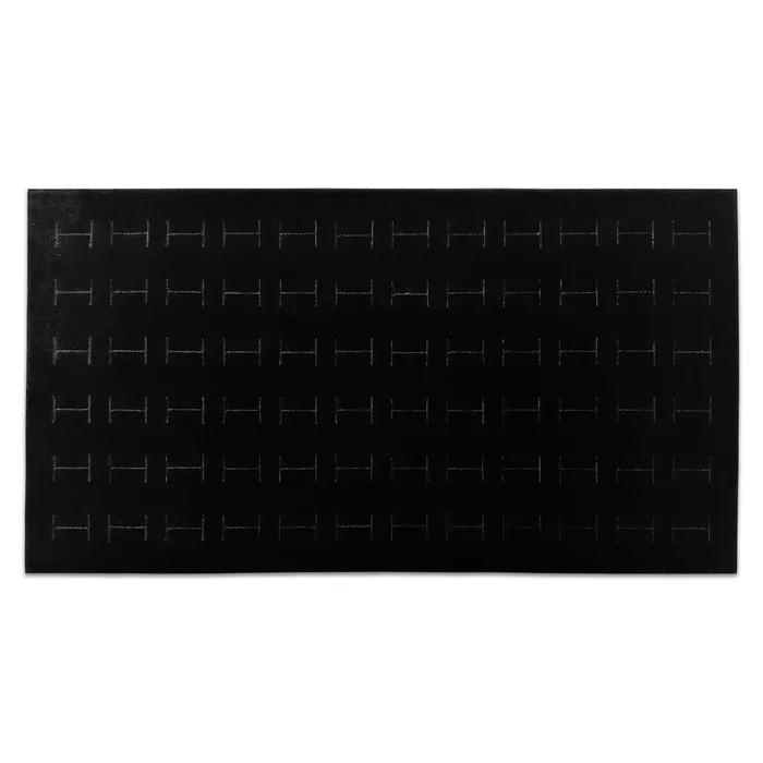 Deluxe Black Velvet Ring Foam for 72 Rings JPIDisplay Rings