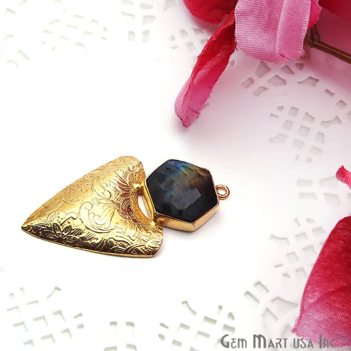 DIY Gemstone Finding Connector Gold Plated 42x22mm 1PC GemmartUSA PreStyled Sets DIY Gemstone Finding Connector Gold Plated 42x22mm 1PC GemmartUSA PreStyled Sets