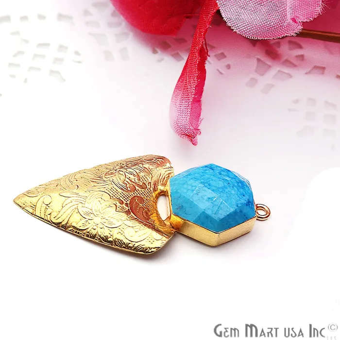 DIY Gemstone Finding Connector Gold Plated 42x22mm 1PC GemmartUSA PreStyled Sets DIY Gemstone Finding Connector Gold Plated 42x22mm 1PC GemmartUSA PreStyled Sets