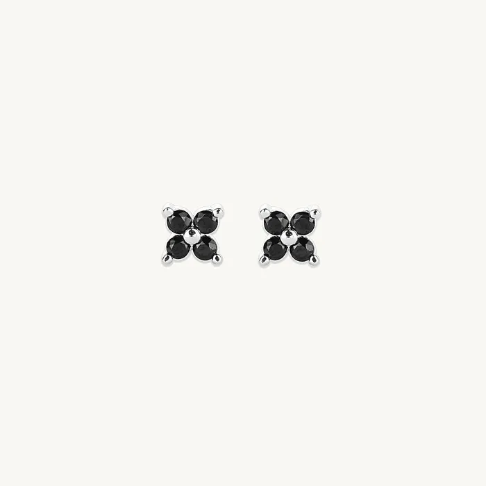 Earrings Black Clover Sapphire Earrings Camile Stone