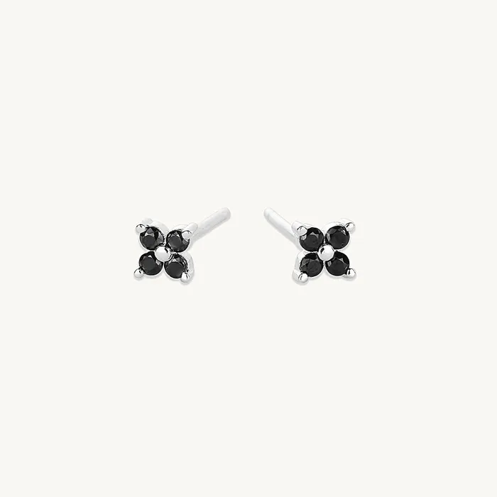 Earrings Black Clover Sapphire Earrings Camile Stone