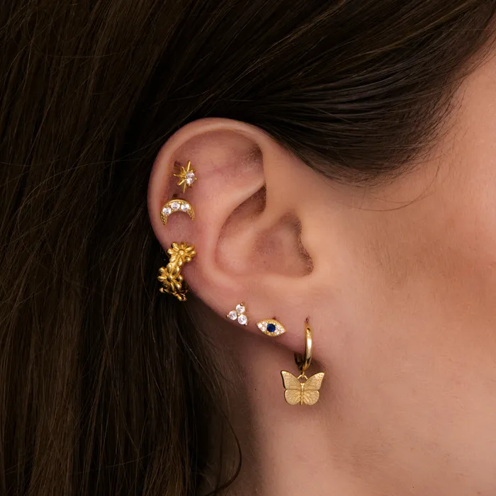 Earrings Daisy Ear Cuff Earrings Camile Stone