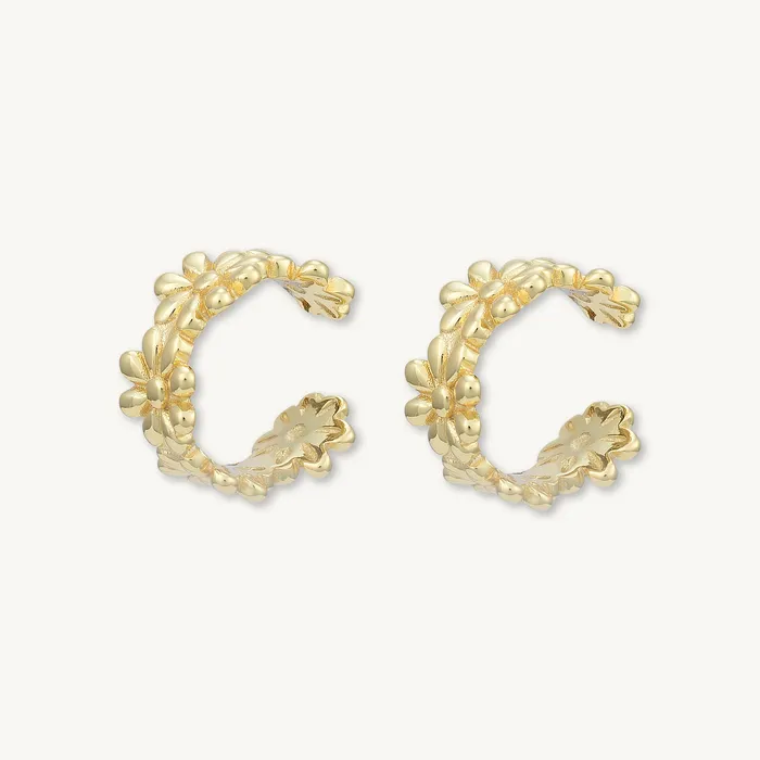 Earrings Daisy Ear Cuff Earrings Camile Stone