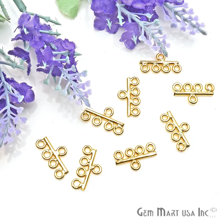 Earrings GemmartUSA 2Pair Lot Bar Finding Gold Multiple Bails Earring Making Finding Earrings GemmartUSA 2Pair Lot Bar Finding Gold Multiple Bails Earring Making Finding