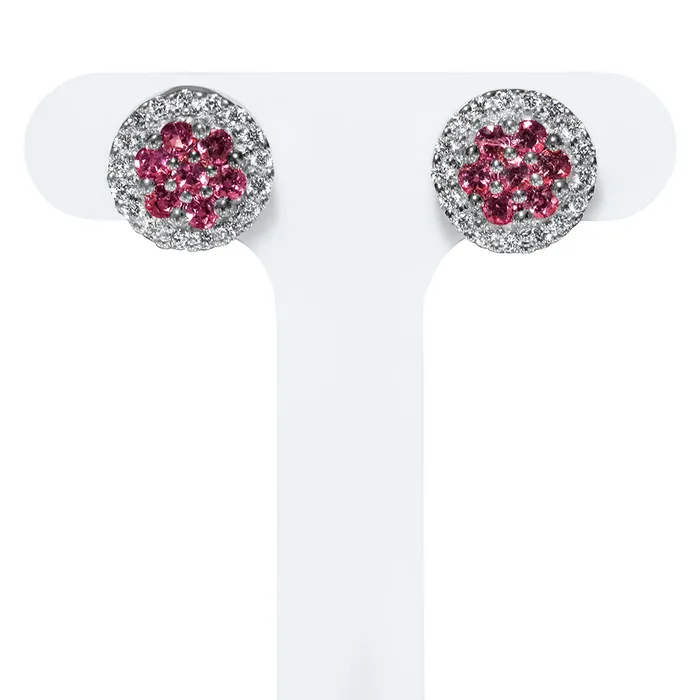Earrings Safiya Jewels Daydream 18K White Gold Natural Alexandrite Earring