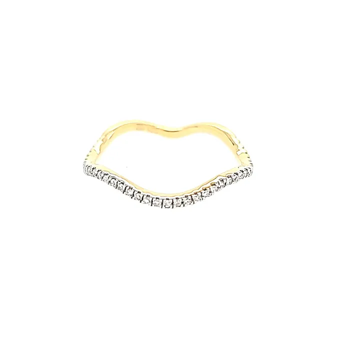 Ella Stein YG Diamond Wave Ring SI1967 Ella Stein Rings