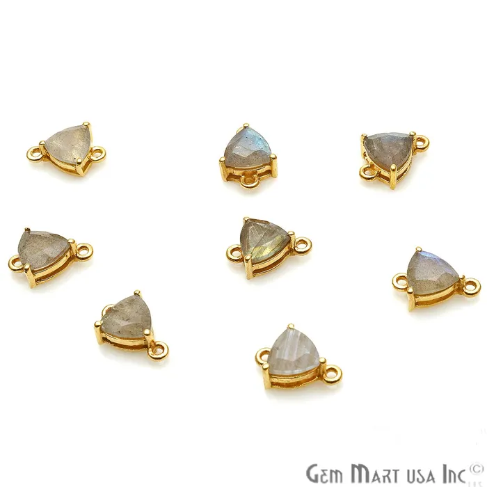 GemMartUSA Labradorite Prong Setting Gold Plated Flashy Gemstone Connector PreStyled Sets GemMartUSA Labradorite Prong Setting Gold Plated Flashy Gemstone Connector PreStyled Sets