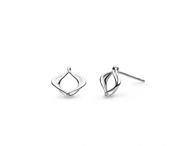 Kit Heath Earrings Kit Heath Silver Entwine Petite Stud Earrings SI3264