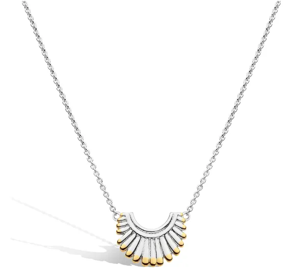 Kit Heath Necklaces Kit Heath Two Tone Radiance Fan Necklace SI2426