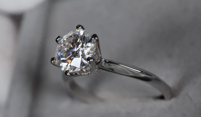 Lab Diamonds London Rings 30ct Solitaire Diamond Ring Womens Big Moissanite Diamond Engagement Ring