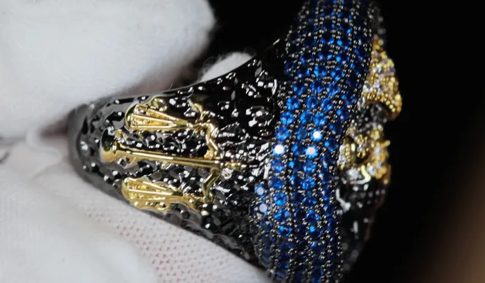 Lab Diamonds London Rings Diamond Skull Ring Black Diamond Ring Iced Out Skull Ring