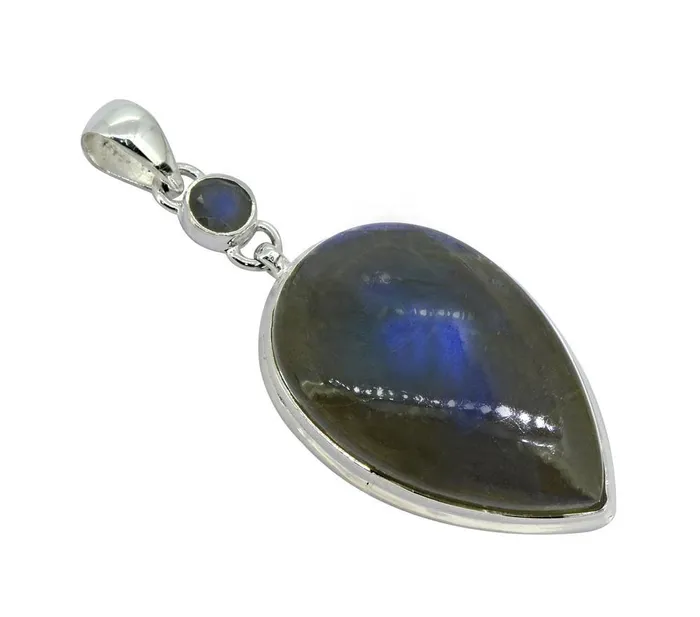 Labradorite Solid 925 Sterling Silver Pendant 2 12 YoTreasure Necklaces