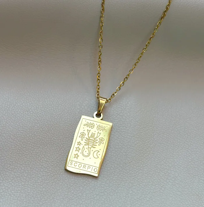 MAI DSIRE 18K DAINTY ZODIAC PENDANT NECKLACE SCORPIO Necklaces