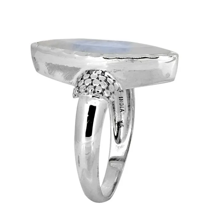 Marquise Moonstone Solid 925 Sterling Silver Ring Jewelry YoTreasure Rings Marquise Moonstone Solid 925 Sterling Silver Ring Jewelry YoTreasure Rings