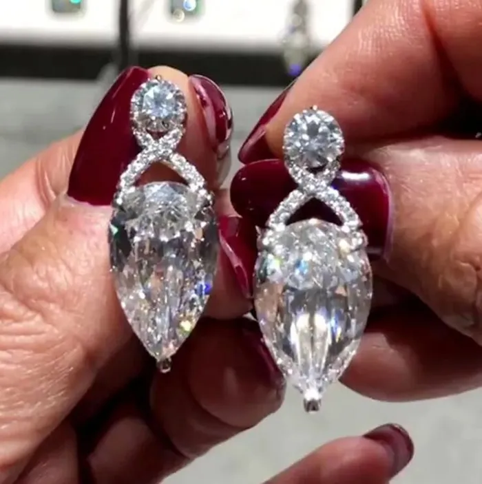 Minx London Earrings Teardrop Earrings Womens Diamond Earrings Pear Shape Earrings Teardrop Earrings Diamond Earrings Diamond Earrings Stud Earrings