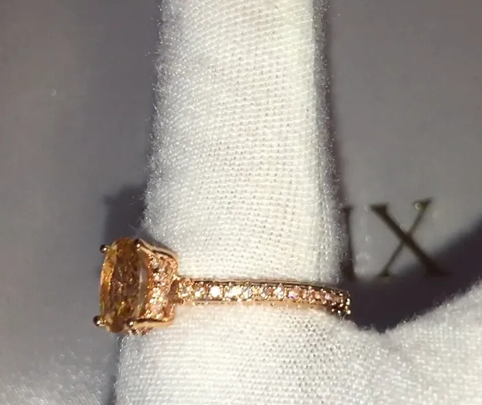Minx London Rings Womens Rose Gold Ring Rose Gold Engagement Ring