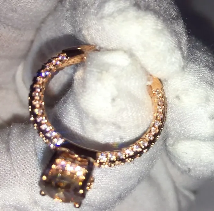 Minx London Rings Womens Rose Gold Ring Rose Gold Engagement Ring