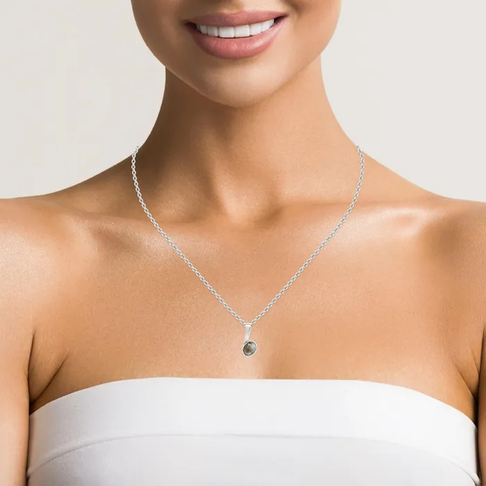 Necklaces Australian Opal Cutters Australian Opal Black Pendant set in Sterling Silver Necklaces Australian Opal Cutters Australian Opal Black Pendant set in Sterling Silver