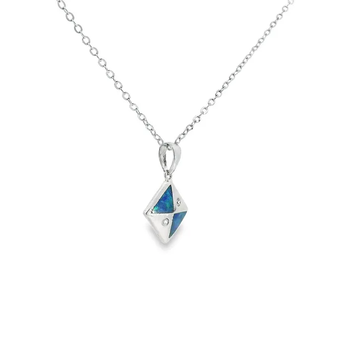 Necklaces Australian Opal Cutters Australian Opal Light Pendant Set in Sterling Silver Necklaces Australian Opal Cutters Australian Opal Light Pendant Set in Sterling Silver