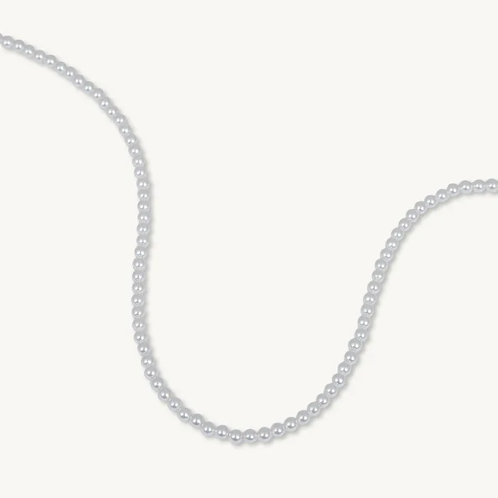 Necklaces Camile Stone Classic 4mm Round Pearl Necklace