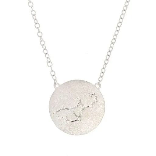 Necklaces Ella Stein CLEARANCE Ella Stein Matte Silver Diamond Virgo Constellation Necklace SI3252 Necklaces Ella Stein CLEARANCE Ella Stein Matte Silver Diamond Virgo Constellation Necklace SI3252