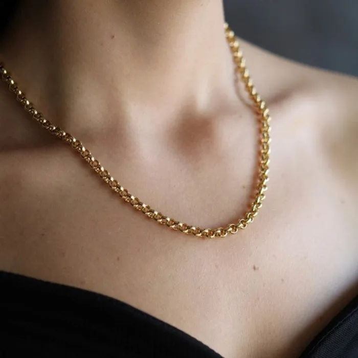 Necklaces Ideaure Jewelry Irma Rolo Chain Necklace