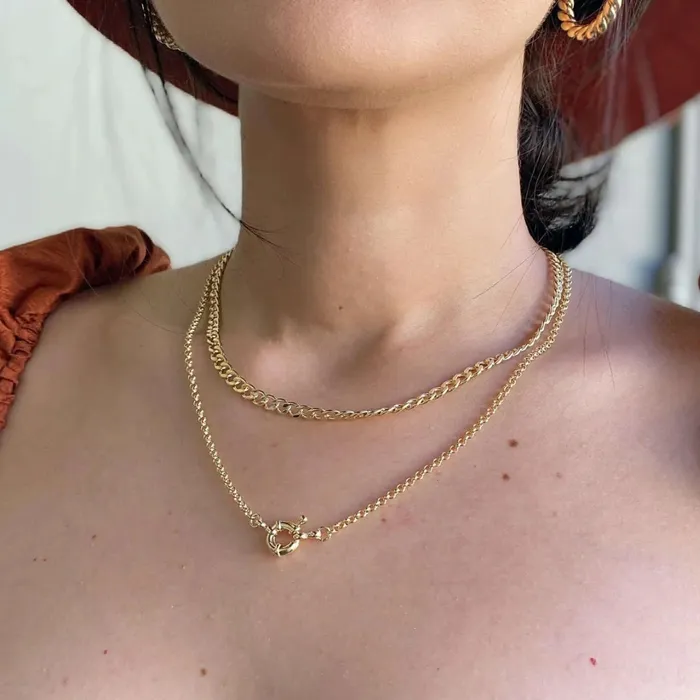 Necklaces Ideaure Jewelry Irma Rolo Chain Necklace