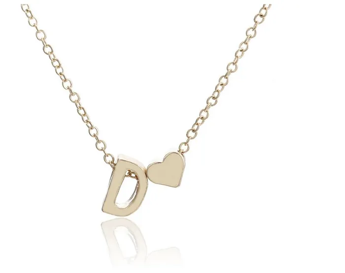 Necklaces initial necklace womens necklace women necklace gold heart necklace personalised necklace heart pendant heart necklace gold pendant Minx London