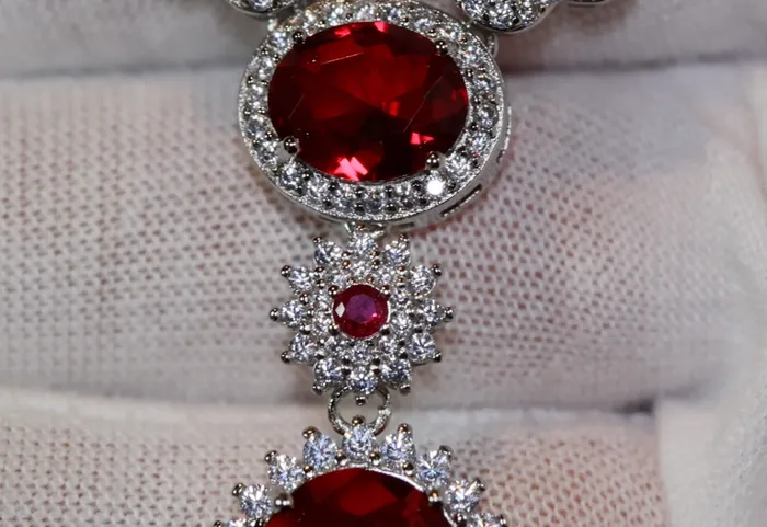 Necklaces Lab Diamonds London Womens Diamond Necklace Red Diamond Necklace Red Diamond Pendant