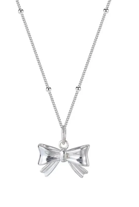 Necklaces Miss Sparkling Bow Necklace
