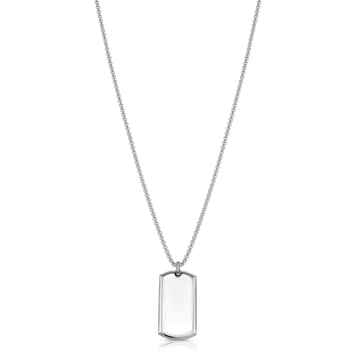 Necklaces Moderne Monocle Hudson Silver Magnifier Pendant Necklace