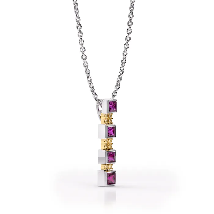 Necklaces Soul Mate 14K White Yellow Gold Natural Alexandrite Pendant Safiya Jewels