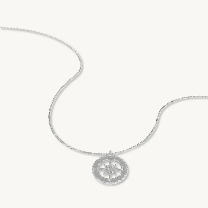 North Star Compass Necklace Camile Stone Necklaces