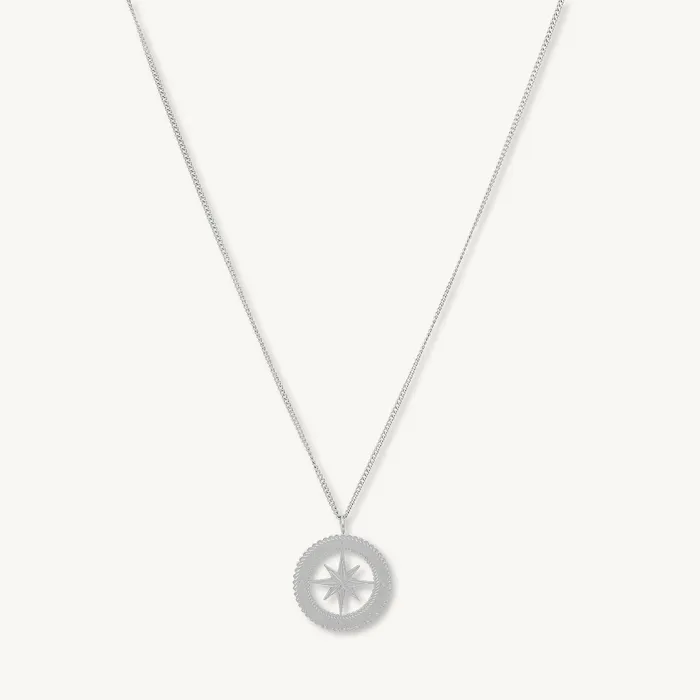 North Star Compass Necklace Camile Stone Necklaces