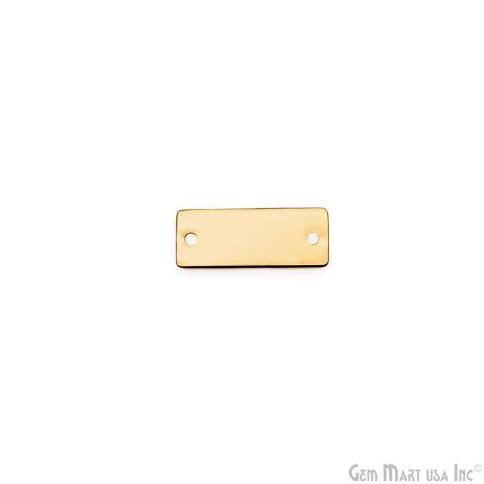 PreStyled Sets 5pc Lot Gold Spacers Bar 2 Hole Bar 20x8mm Gold Plated Rectangle Multi Strand Bar GemMartUSA