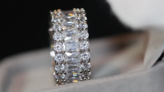 Rings Lab Diamonds London Baguette Ring Eternity Ring Mens Iced Out Ring Womens Eternity Ring